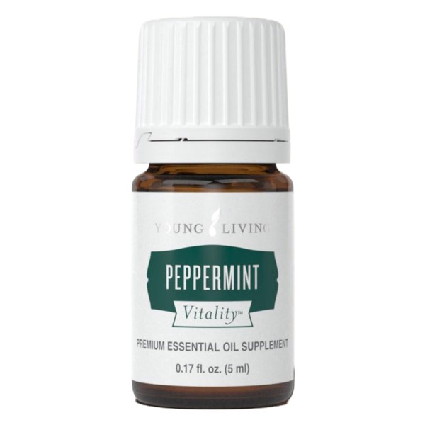 Spearmint Essential Oil 5ml by Young Living - Provides Aromatic Comfort, Digestive and General Wellness Support, Massage Oil, Diffuse it with Citrus Fresh, Refreshing Scent