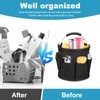 TeJoyce 17L Foldable Cleaning Caddy with Handle, Cleaning Bucket Organizer,
