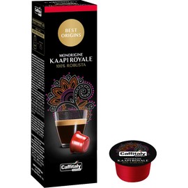 Caffitaly Ecaffe Robusta Kaapi Royale Coffee, Kaapi Royale, 10 Count