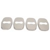 4PCS Door Lock Striker Cover Stainless Steel Strong Protection Replacement
