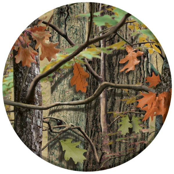 Creative Converting 8 Count Paper Dinner Plates, Hunting Camo