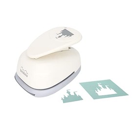 Bira - Perforadora de acción de palanca de castillo de 2.5 pulgadas para manualidades de papel, álbumes de recortes, tarjetas de arte