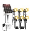 CLY 6 in 1 Solar Spot Lights Outdoor, 2700K Warm