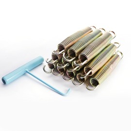 SkyBound Premium 3.5" Inch Replacement Trampoline Springs - Weather-Resistant Galvanized Zinc - Set of 48