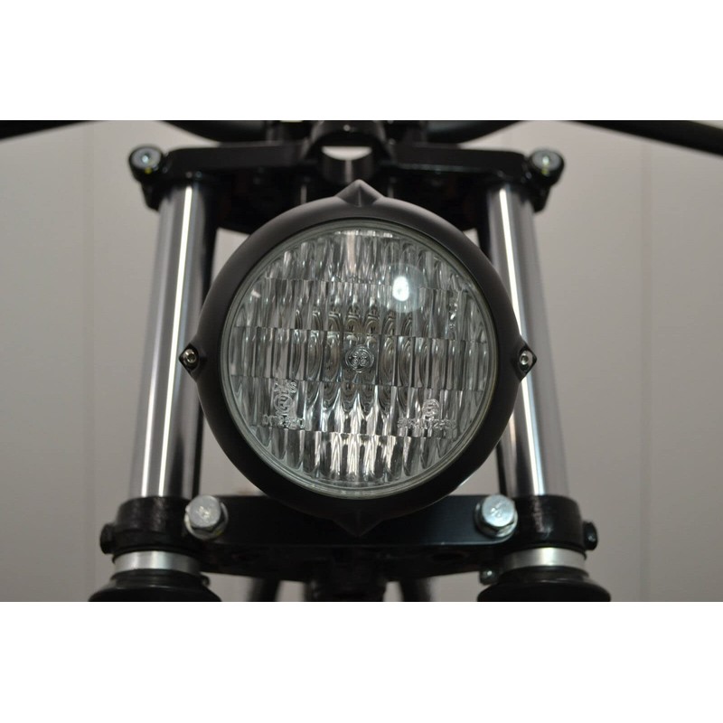 5.5" 12V / 35W Matte Black Bottom Mount E-marked Motorcycle