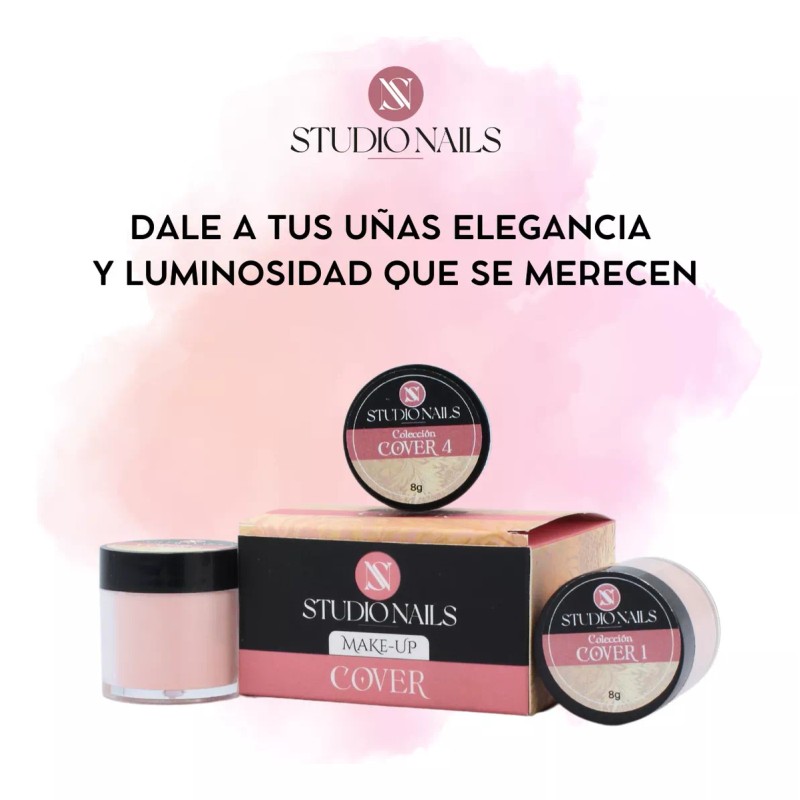 Studio Nails Colección Make Up Cover, Para Uñas Acrílicas. Studio