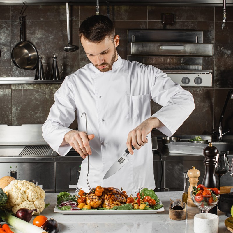 Utopia Kitchen 5 inch Chef Kitchen Knife Cooking Knife Carbon