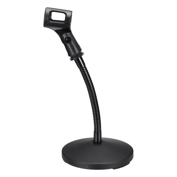 MECCANIXITY Gooseneck Tabletop Microphone Stand 130x270x185mm Adjustable Mic Holder Flexible