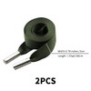 2Pcs Army Green Flat Drawstring Cord Replacement 2cmx1.4m Polyester Drawstring