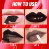 Brown Peel off Lip Stain Lip Oil Dual Ended Combo