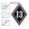 Embroidered Iron on Patch for Motorcycle Vest Motorcycle Clothing Pilot