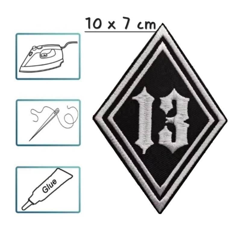 Embroidered Iron on Patch for Motorcycle Vest Motorcycle Clothing Pilot