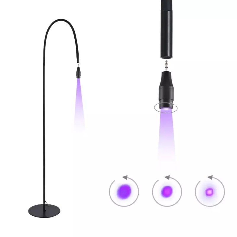 led 속눈썹 연장램프 라이트 스탠드 경화 블랙 네일샵 스레드 래쉬