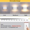 Lightess Modern LED Wall Sconce Light Dimmable 12W Up Down