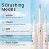 YUNCHI Electric Toothbrush for Adults and Kids, Sonic Rechargeable Battery