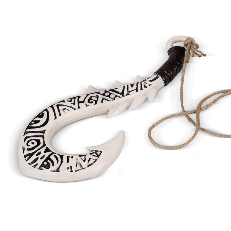 The Polynesian Demigod Maui-Inspired Cosplay Samll Fish Hook Props Engraved