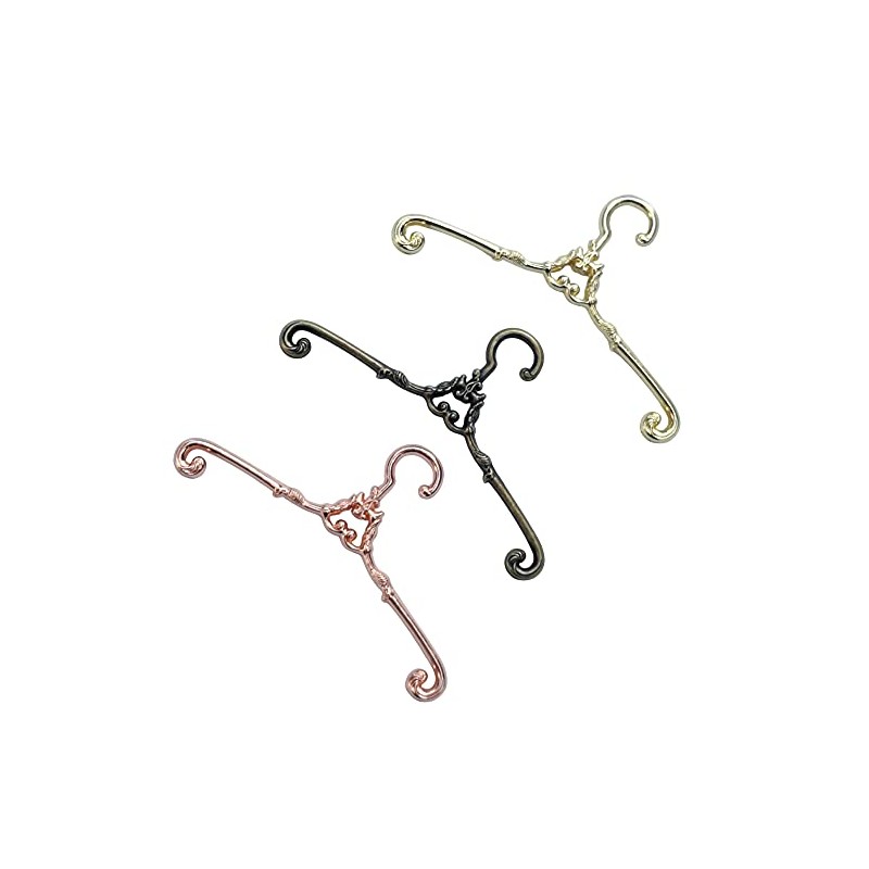Hihomi 30pcs Doll Hanger Rack 10pcs 1/6 Clothes Clothes Doll
