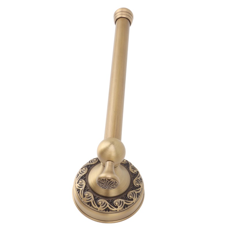 Brass Toilet Paper Holder Antique Vintage Wall Mount Tissue Roll