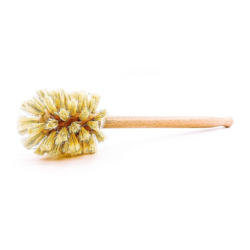 husMait Bottle Brush with Extra Long Wood Handle and Strong