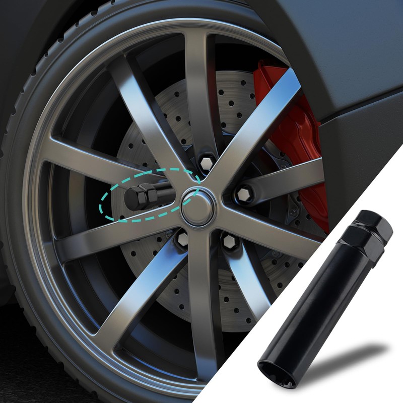 7 Spline Lug Nut Socket,Wheel Lock Key Removal Tool,Replacement for