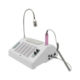 5 in 1 Manicure Machine Electric Nail Drill Machine,48/96W UV LED Nail Lamp Dryer Vacuum Cleaner Nail Drill Dust,Nail Dust Collector for Nails Manicure,with 360° Desk LED Lamp in Salon Home(48/96W)