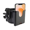 Universal Stroller Cup Holder with Phone Holder, 360°Rotatable Bottle Holder