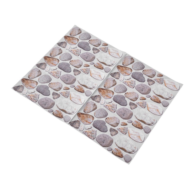 18PCS Tile Stickers Strong Reflection Water Oil Proofing Strong Layering