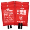 WUERLI Emergency Fire Blanket, Fire Blanket for Home and Kitchen,40"