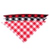 YAKA Pet Dog Bandana Triangle Bibs Scarf, Double-Cotton Plaid Printing