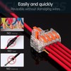 GKEEMARS 26Pcs Compact Splicing Connectors Wire Connectors Kit 2, 3