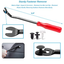 Kitbest 6 Pcs Tools Trim Wedges Car Disassembly Tools, Car Trim Wedges Interior Trim Set Mounting Rivet Remover, Plastic Pry Tool, Dashboard Upholstery Tool Kit