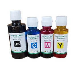 VC Compatible Ink Refill Bottle Replacement for H GT53XL GT52 for H Smart Tank 500/508/511/514/515/517/518/519/530/531/538/615/617/618 All in One Printer Black, Cyan, Magenta, Yellow, 4 Pack