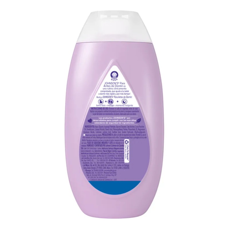 Johnson's crema corporal para bebé antes de dormir 200 ml