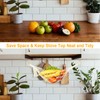 Cosmos 2 Pcs Macrame Fruit Hammock Hanging Fruit Net Under