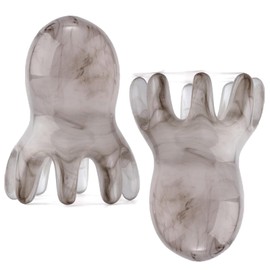 Fokmuaex 2pcs Octopus Scalp Massager - Resin 8-Leg Acupressure Head & Body Massage Tool, Manual Pressure Point Relief for Relaxation, Stress Relief and Hair Growth (Handheld Massage Comb)