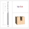 SpeTool 1/4 Inch Shank Up Cut Spiral Router Bit, Extra