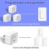 Remote Control Outlet,Greencycle 1PK Wireless Remote Control Outlet Plug,On/Off Light
