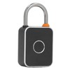Fingerprint Padlock Waterproof Rust Resistant Rechargeable LED Indicator Smart Fingerprint