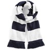 Beechfield Stadium Scarf Multicolour (French Navy/White 00), One (Size:One Size)