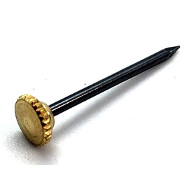 40 Hardened picture pins with knurled brass head