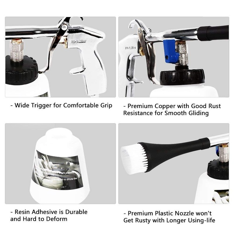Tornado Automatic Cleaning Gun High Pressure Washing Gun Compressed Air