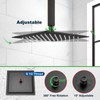 Midanya Oil-Rubbed Bronze 16 Inch Rain Shower Head 16'' HIGH