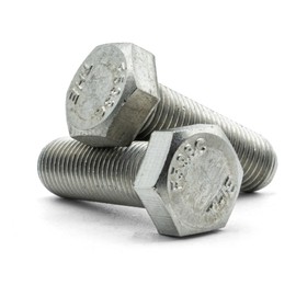 Hippo Hardware (1/4" X 1" - 28 TPI) UNF Hex Hexagon Head Fine Thread Bolts Imperial A2 Stainless Steel (Pack of 20)