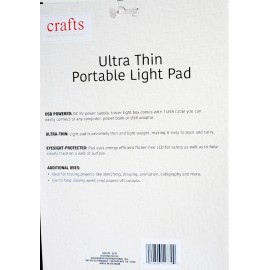 Crafts Ultra Thin Portable Light Pad USB Powered 13.1 x 9.2 inches