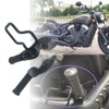 NANSENJPMP Motorcycle Passenger Footpegs with Heat Shield Bracket for Indian