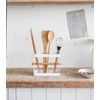 Yamazaki Home Wide Tool Stand-Kitchen Utensil Holder, Cooking Storage Organizer,
