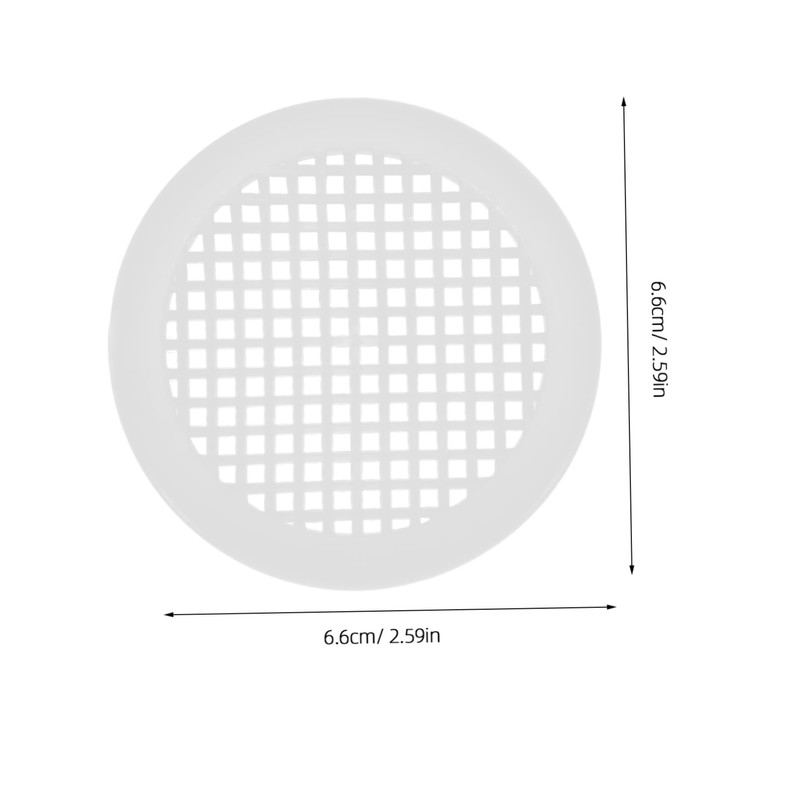 WHAMVOX 20pcs Round Cabinet Ventilation Holes Air Vents for Optimal