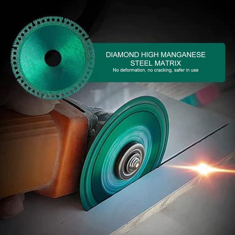 5PCS Multifunctional Cutting Saw Blade OD100mm ID20mm Green Angle Grinder
