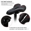 Bicycle Saddle Breathable PU Leather Hollow Cushion Comfortable Road Bike