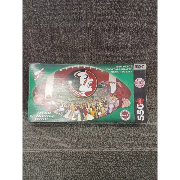 TDC Games NEW SEALED Florida State University Puzzle 550pc Football